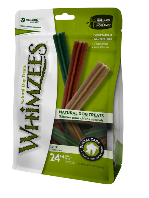 Visuel 2 du produit Friandises Chien - Whimzees Stix taille S - 24 + 4 friandises