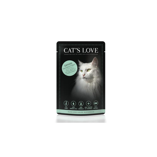 Visuel 1 du produit Sachet Chat – Cat's Love Dinde 85 gr