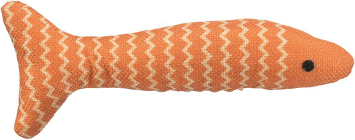 Visuel 4 du produit Trixie Jouet Chat Poisson en tissu avec Herbe à chat - 20 cm (Livré aléatoirement parmi 3 coloris)