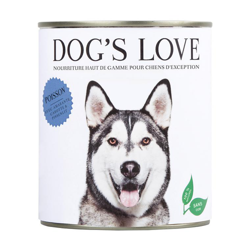 Visuel 1 du produit Boîte Chien – Dog's Love pâtée au Poisson - 800 gr