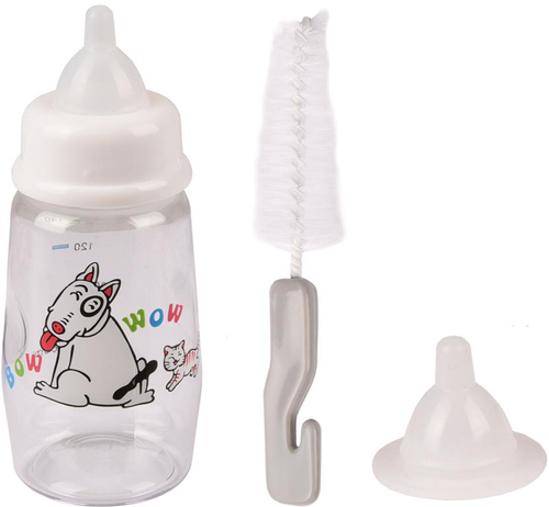 Visuel 1 du produit Gamelle - Flamingo Set biberon Akela Gris et transparent - 140 ml