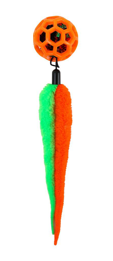 Visuel 1 du produit Wouapy Jouet Chat Balle avec queue chenille Orange