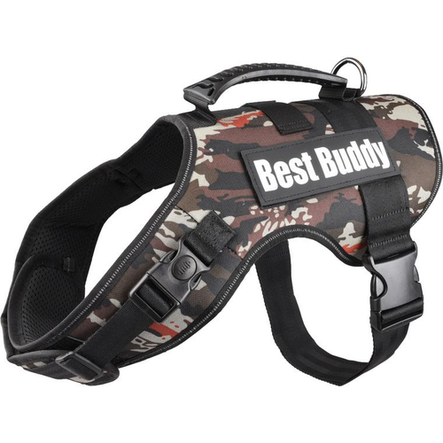 Visuel 1 du produit Harnais Chien - Flamingo Harnais Uranus Marron camouflage - Taille XXL