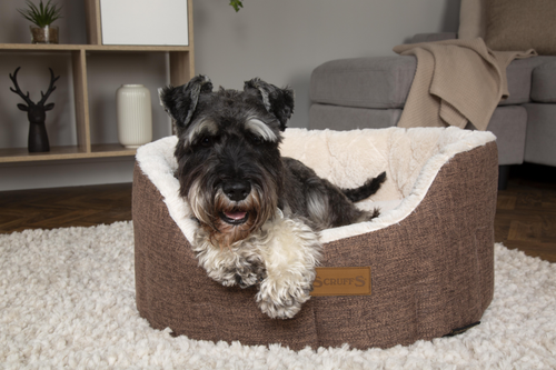Visuel 5 du produit Couchage - Scruffs Corbeille ovale Woodlands Taille XL Marron - Ø 85 cm