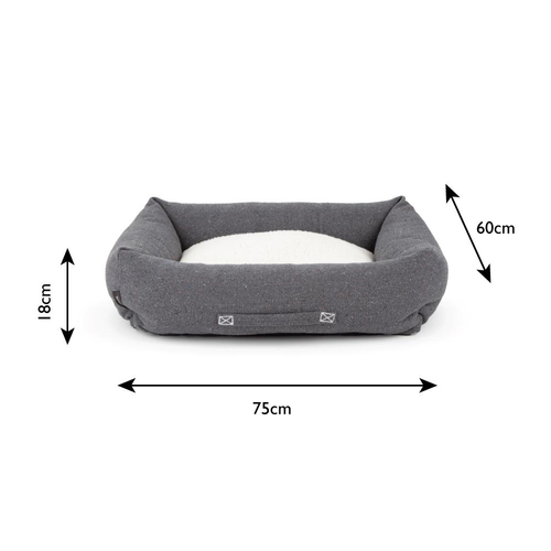 Visuel 5 du produit Scruffs Couchage Chien Corbeille Eco Eden Gris - Taille L 75 x 60 cm