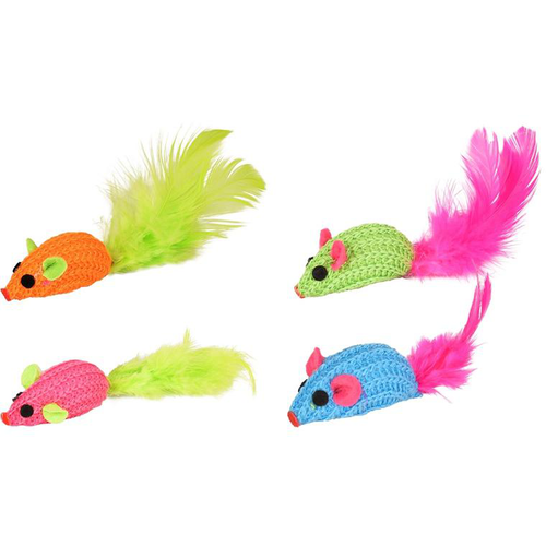 Visuel 1 du produit Jouet Chat - Flamingo Souris x1 - 10 x 2,5 x 2 cm - coloris aléatoire