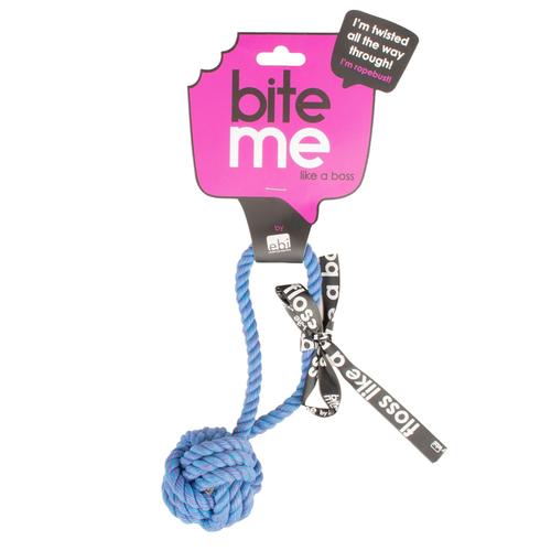 Visuel 3 du produit EBI Jouet chien Balle Avec Boucle Bleu Are You Knots - Taille 20 x 6 x 6 cm