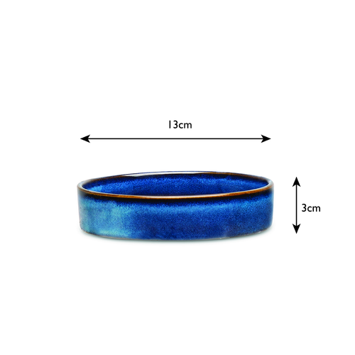 Visuel 5 du produit Scruffs Gamelle Chat Céramique Bleu nuit - 13 x 13 x 3 cm