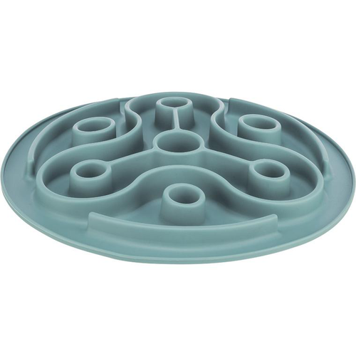 Visuel 1 du produit Gamelle – Trixie Slow feeding set de table bleu – Ø 28 cm
