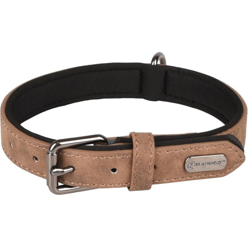 Visuel 1 du produit Collier Chien - Flamingo Collier Delu Brun - 31/39 x 2 x 0,7 cm