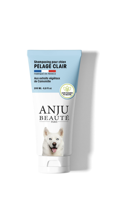Visuel 1 du produit Soin Chien - Anju Beauté Shampooing Pelage clair - 200 ml
