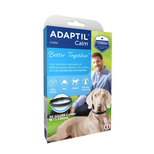 Visuel 1 du produit Adaptil Collier Chien Noir Calm - Taille M