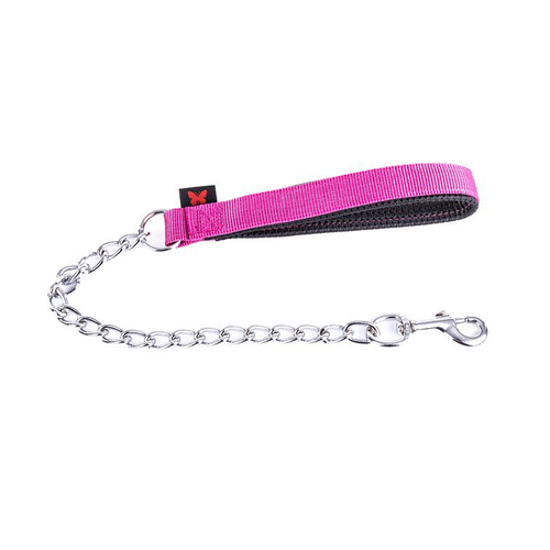 Visuel 1 du produit Laisse chaîne pour chien coloris rose 3x60 cm