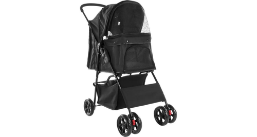 Visuel 1 du produit Transport – Poussette Flamingo Anda Noir – 43 x 81,5 x 98 cm