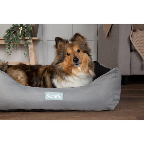 Visuel 4 du produit Couchage Chien - Scruffs Corbeille imperméable Expédition Taille XL Gris et noir - 90 x 70 cm