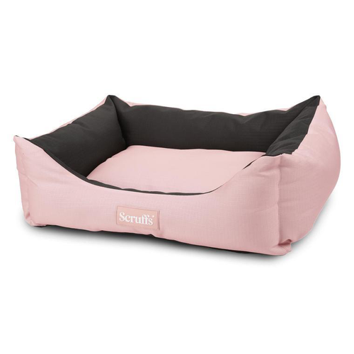 Visuel 1 du produit Couchage Chien - Scruffs Corbeille imperméable Expédition Taille XL Rose et noir - 90 x 70 cm