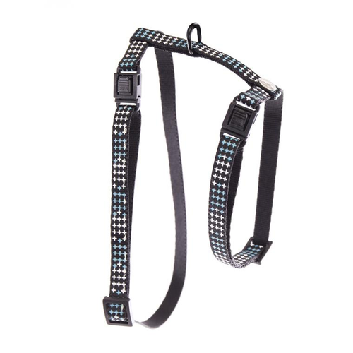 Visuel 1 du produit Harnais Chat – Martin Sellier Harnais Croix bleu - 35 à 50 cm