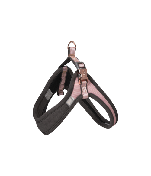Visuel 1 du produit Harnais Chien - Rogz Fast-Fit Blush Gris et Rose  - 38/44 cm