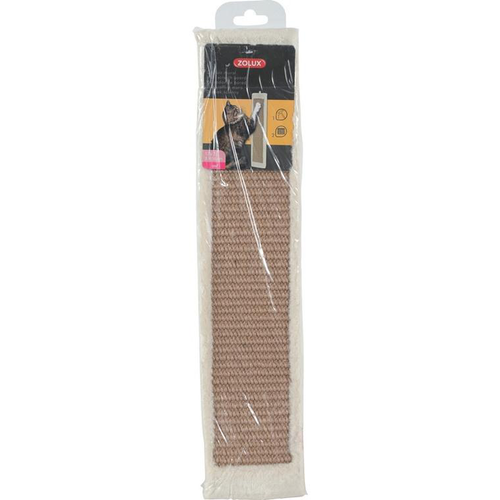 Visuel 1 du produit Griffoir mural à fixer en contreplaqué beige et chanvre 12x2,5x56 cm