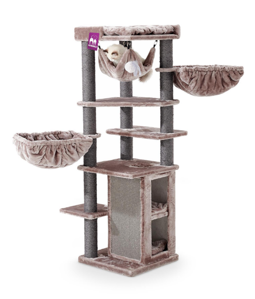 Visuel 1 du produit Petrebels Arbre à Chat Ramses 158 Marron - 50x50x158 cm