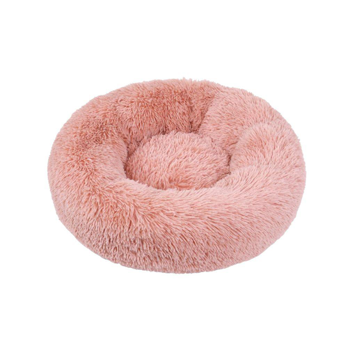Visuel 1 du produit Couchage Chien - Wouapy Corbeille ronde moelleuse Rose- Ø 70 cm