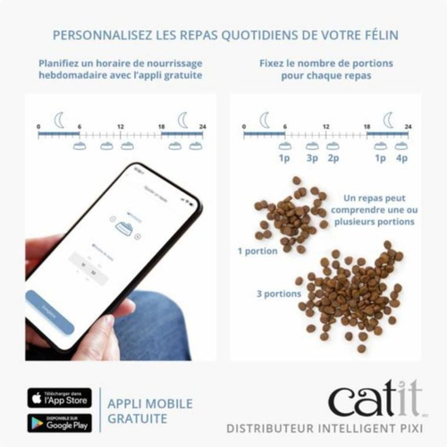 Visuel 3 du produit Distributeur Chat - Catit Pixi Smart distributeur nourriture WIFI