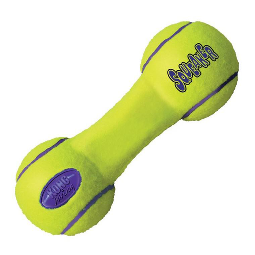 Visuel 2 du produit Jouet Chien – KONG® Tennis Haltère Squeaker Jaune – Taille M