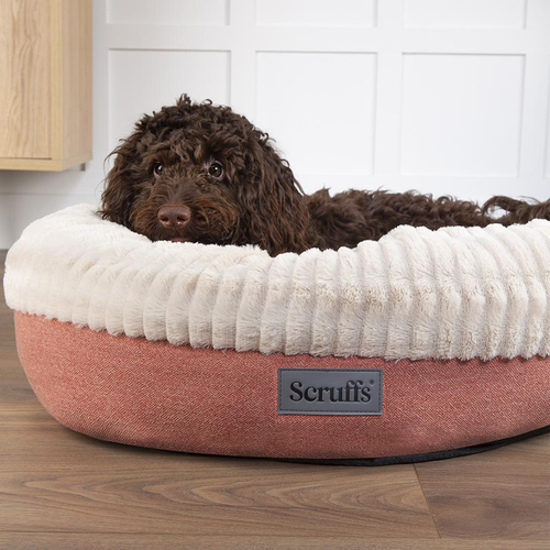 Visuel 4 du produit Scruffs Couchage Chien Corbeille Ronde Ellen Orange - Taille XL Ø 75 cm