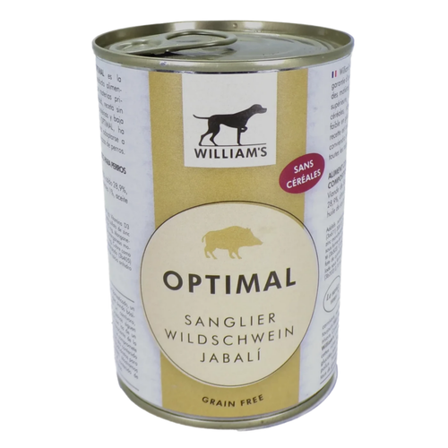 Visuel 1 du produit William's Aliments Humides Chien Sanglier Optimal - 400 g