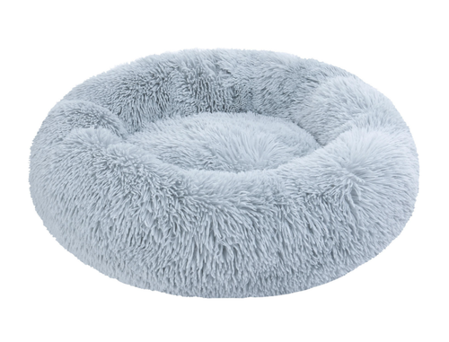 Visuel 1 du produit Wouapy Corbeille Ronde Moelleuse Chien Bleu Perle - Ø 90 cm