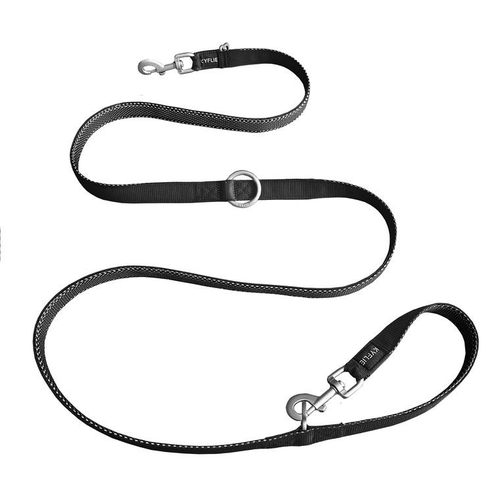 Visuel 1 du produit Laisse Chien - Kyflie Laisse 3 positions Momentum Noir - Taille L