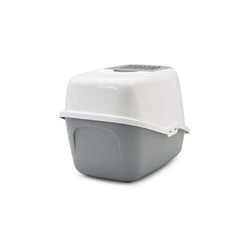 Visuel 3 du produit Hygiène Chat – Savic Maison de toilette Nestor gris – 56 x 39 x 38,5 cm