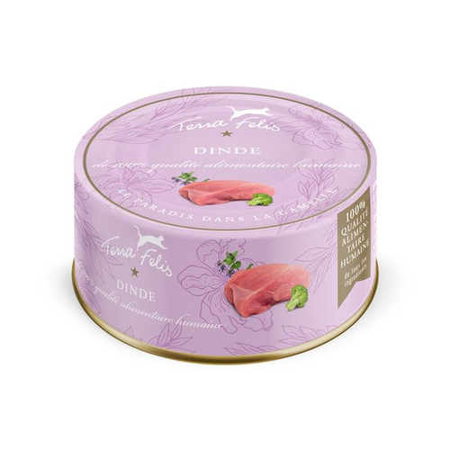 Visuel 1 du produit Boîtes Chat - Terra Felis dinde - 80 g