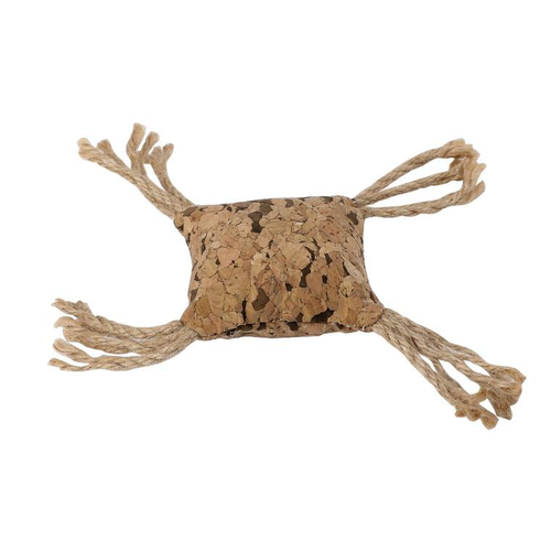 Visuel 1 du produit Jouet Chat - Wouapy Carré en liège avec corde Beige - 7 x 7 cm