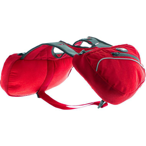 Visuel 1 du produit I-Dog Sacoches 6L pour harnais Confort Trek Taille M/L/XL Rouge - 21 x 32 cm