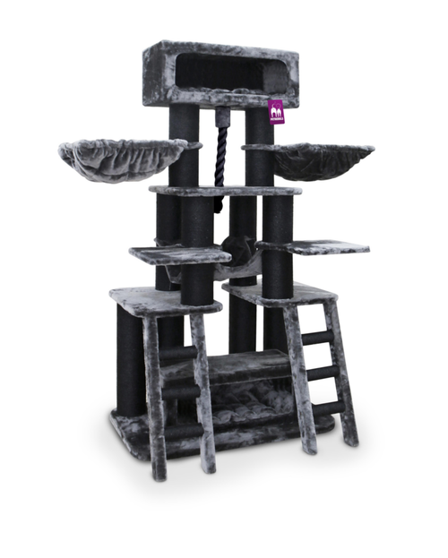 Visuel 1 du produit Jouet chat - Petrebels Arbre à chat Skybox 187 pepper - 100 x 60 x 187 cm