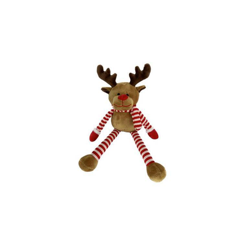 Visuel 1 du produit Bubimex Jouet Chien Peluche de Noël Renne Multicolore - 30 x 14 x 8 cm