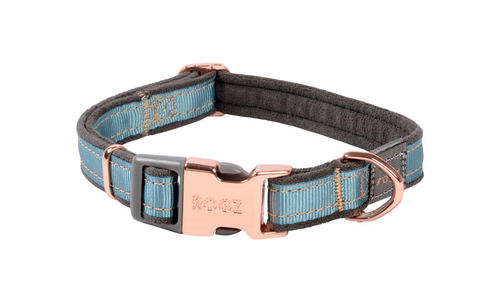 Visuel 1 du produit Collier Chien - Rogz Moon Turquoise Gris et Rose - 26/40 cm