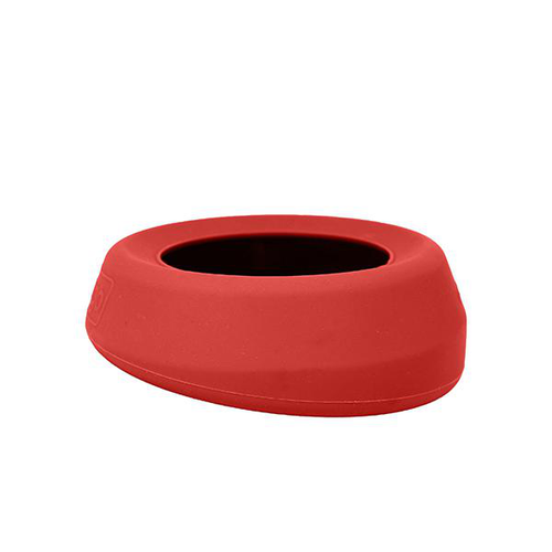 Visuel 1 du produit Gamelle voyage Chien - Petsafe Bol anti-débordement Splash Rouge - 22,8 x 18 x 7,6 cm