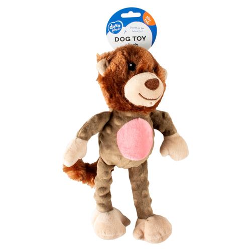Visuel 2 du produit Duvoplus Jouet Chien Peluche Ours Marron Crackle - Taille 34 x 21 x 8 cm