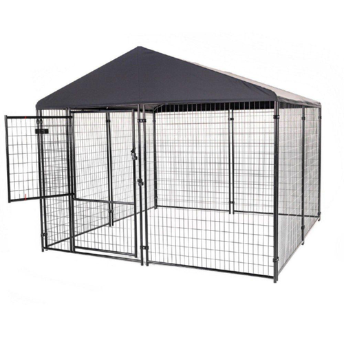 Visuel 1 du produit Lucky Dog Chenil Chien avec toit et porte Presidential - 300 x 300 x 228 cm