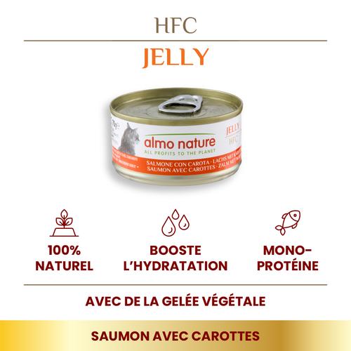 Visuel 2 du produit Boîte Chat – Almo Nature HFC Jelly Saumon avec Carotte 70 gr