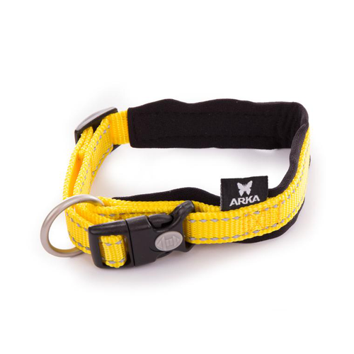 Visuel 1 du produit Collier Chien – Martin Sellier Collier Neo+ jaune – 1,5 x 30 à 35 cm