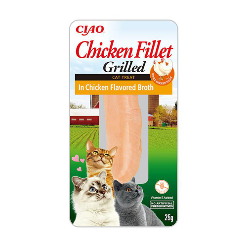 Visuel 1 du produit Inaba Friandise Chat Filet de Thon grillé en bouillon - 25 gr