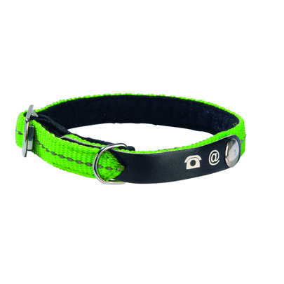 Comparer les prix de Collier chat - Bobby Collier Lost Taille XS Vert - 30 x 1 cm