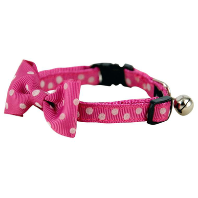 Comparer les prix de WOUAPY-Collier pour chat fushia nylon Nœud Papillon Wouapy – Taille unique