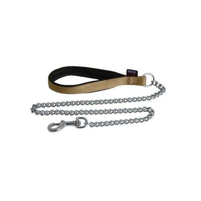 Laisse Chien - Martin Sellier Laisse Chaîne Beige - 100 x 2,5 cm