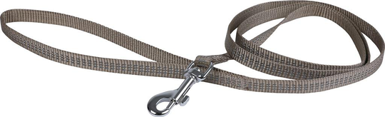 Comparer les prix de Laisse Chien - Wouapy Laisse Protect Taupe - 100 x 2,5 cm