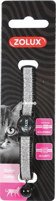 Collier Chat – Zooplus Collier Nylon Shiny Réglable Noir