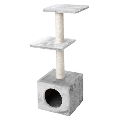 Meilleurs prix pour Habitat Chat – EBI Arbre à chat Palazzo gris – 30 x 30 x 90 cm